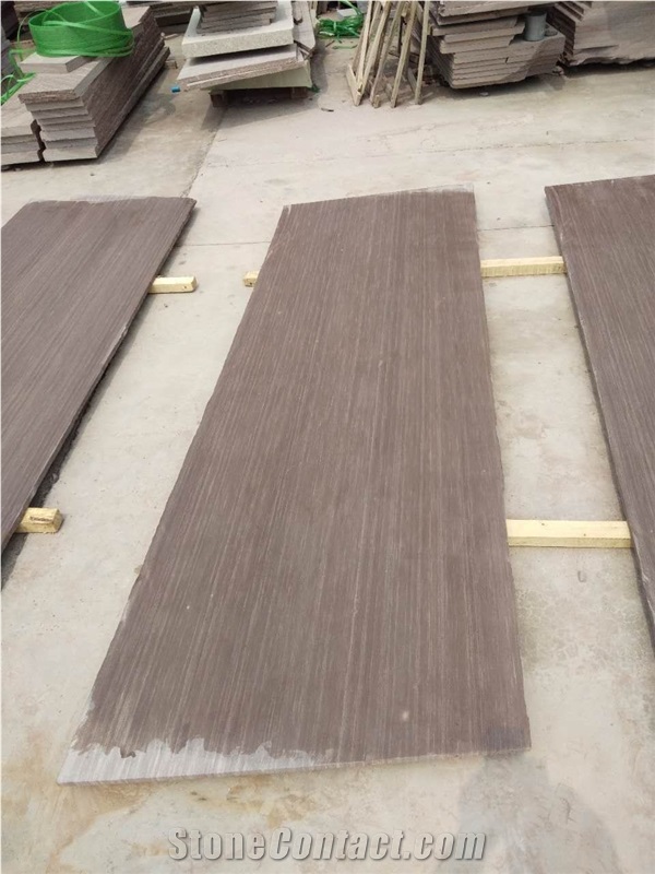 Wenge Brown Wooden Sandstone,Purple Wood Sandstone