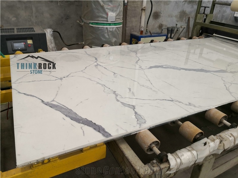 Artificial Calacatta Marble Slabs For Wall Cover