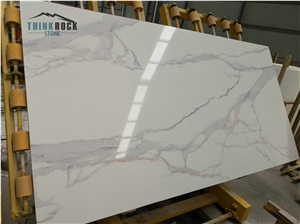 Artificial Calacatta Marble Slabs For Wall Cover