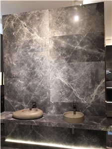 Claros Grey Marble Slabs