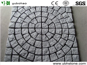 Cheap Granite Of Mech Backed Cobble Stone Outdoor