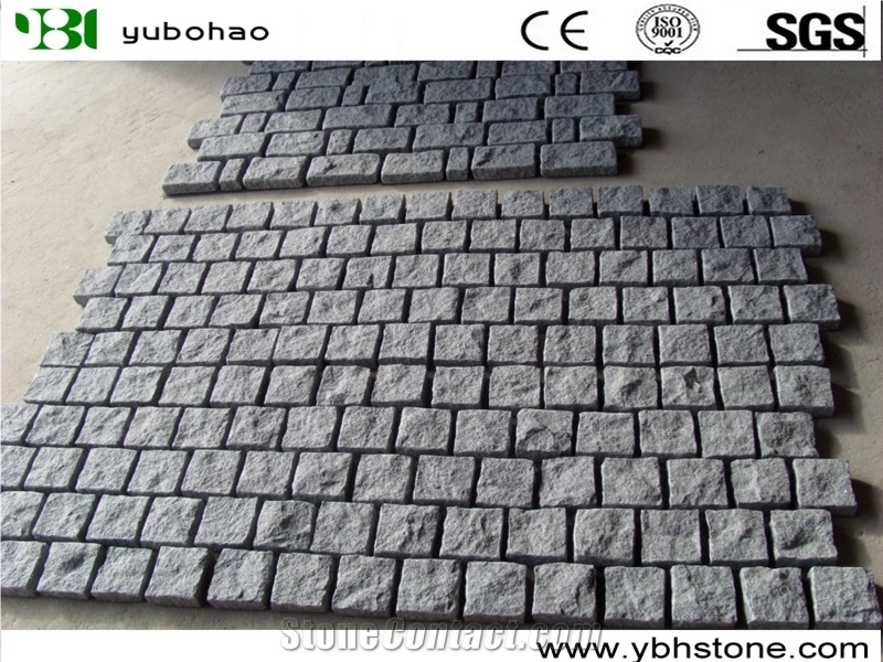 Cheap Granite Of Mech Backed Cobble Stone Outdoor