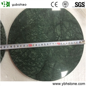 Dark Green/Honed Natural Marble Trays for Kitchen