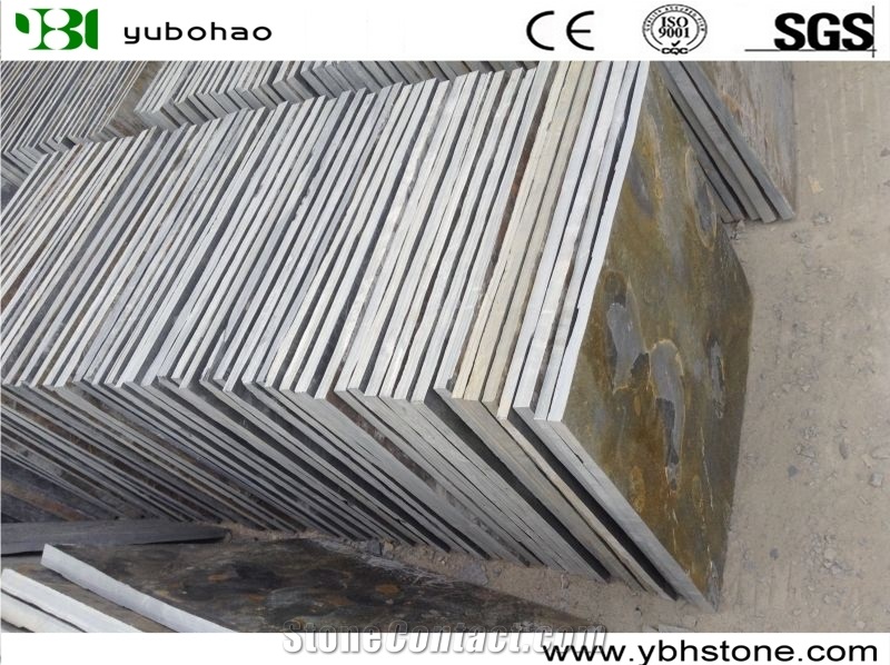 Decoration Natural Rusty Slate Floor Tiles