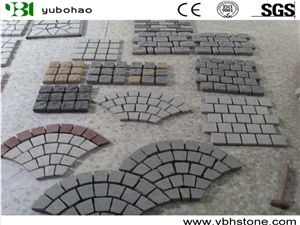 Fan Shaped/Chinese Granite Cobble Stone Of Walkway Fan Shaped/Chinese Granite Cobble Stone Of Walkway