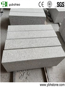 G603/Grey Chinese Flamed Natural Granite Kerbstone