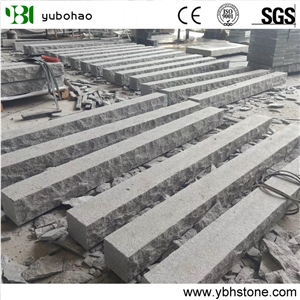 G603/Grey Chinese Flamed Natural Granite Kerbstone