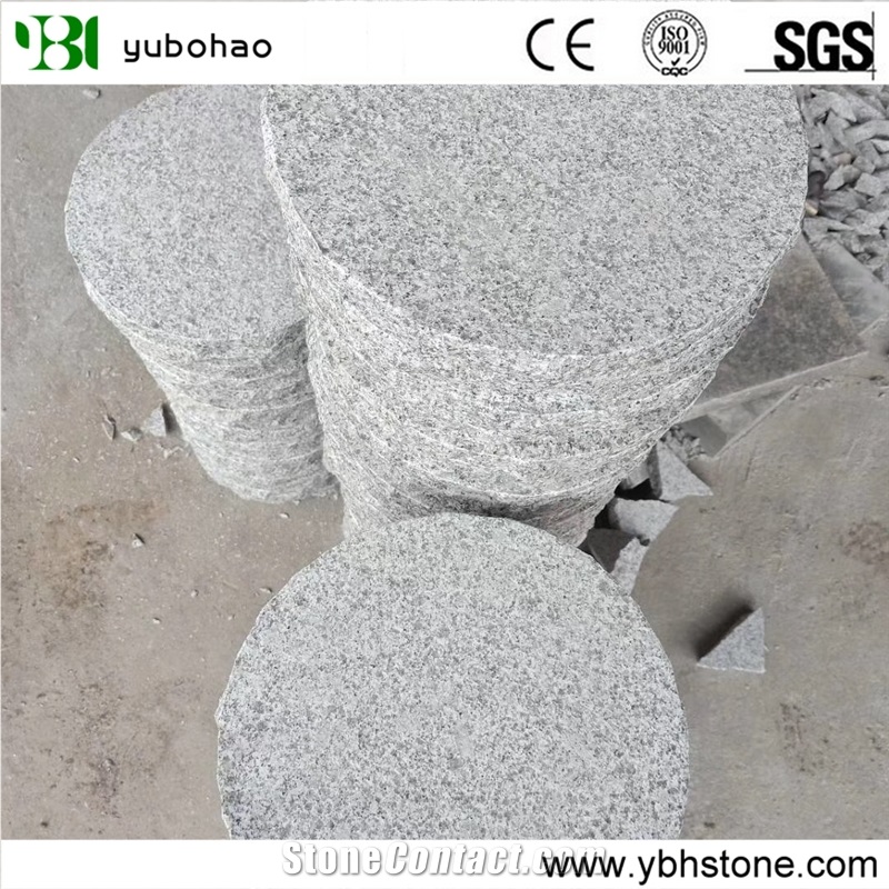 G603/Grey Chinese Flamed Natural Granite Kerbstone