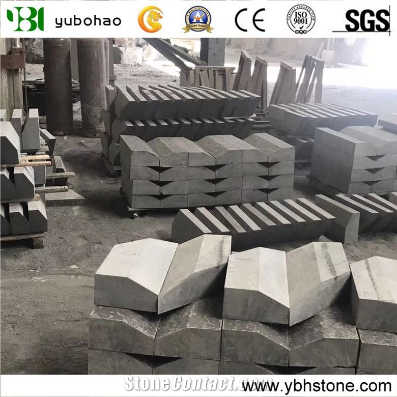 G684/Split Black Basalt Kerbstone for Landscaping