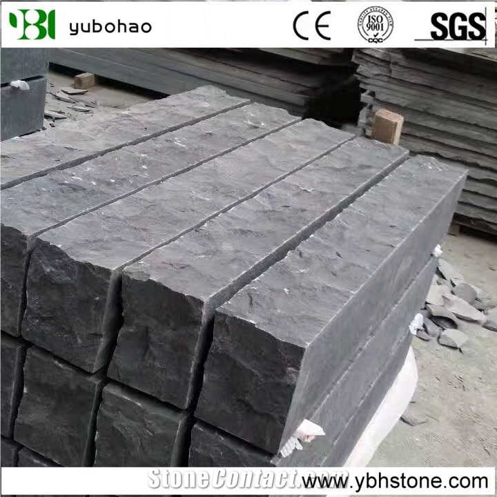 G684/Split Black Basalt Kerbstone for Landscaping