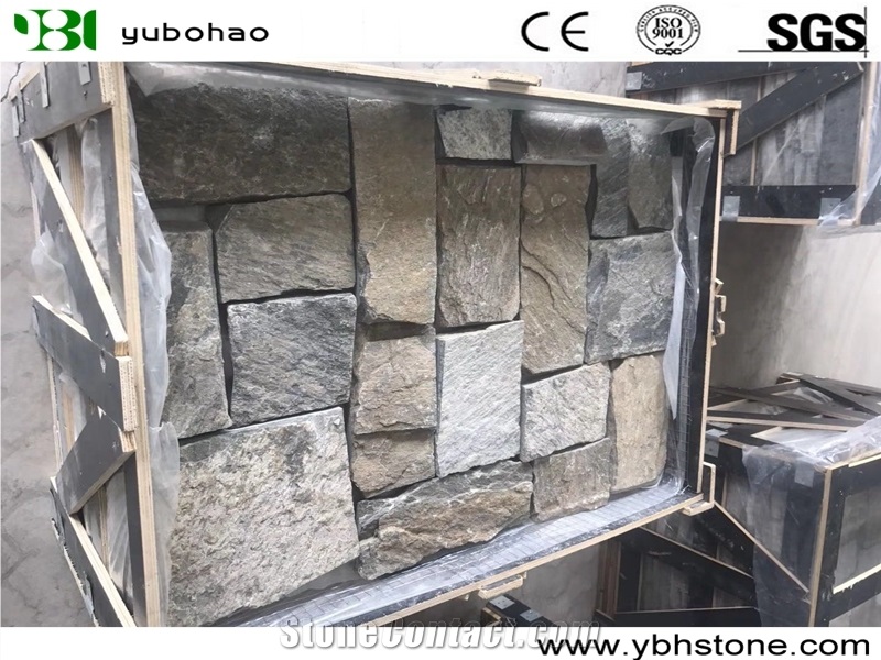 Natural Grey Split Surface Loose Wall Cladding