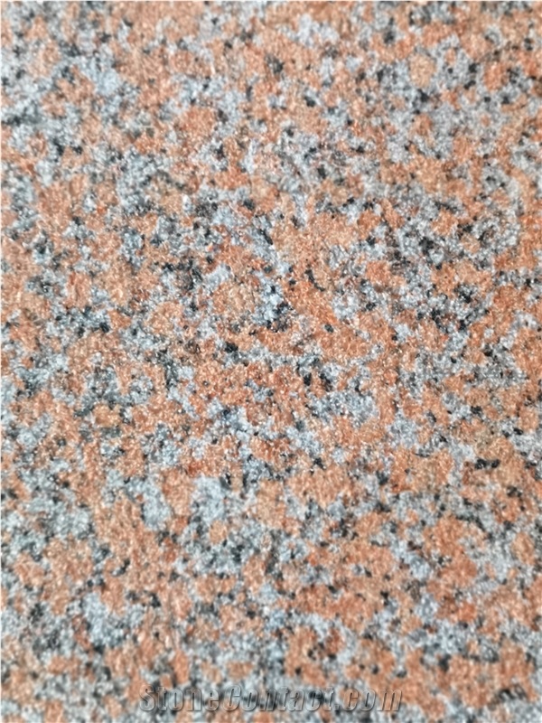 Maple Red Granite ,Red Granite Bushhammered