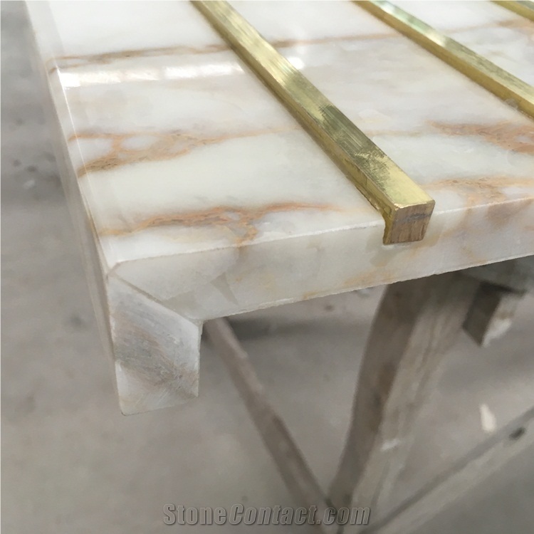 Calacatta Gold Marble Rectangle Countertops