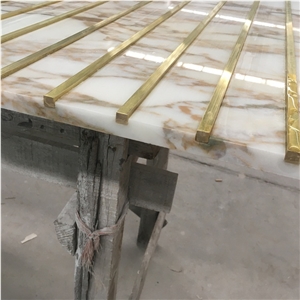 Calacatta Gold Marble Rectangle Countertops