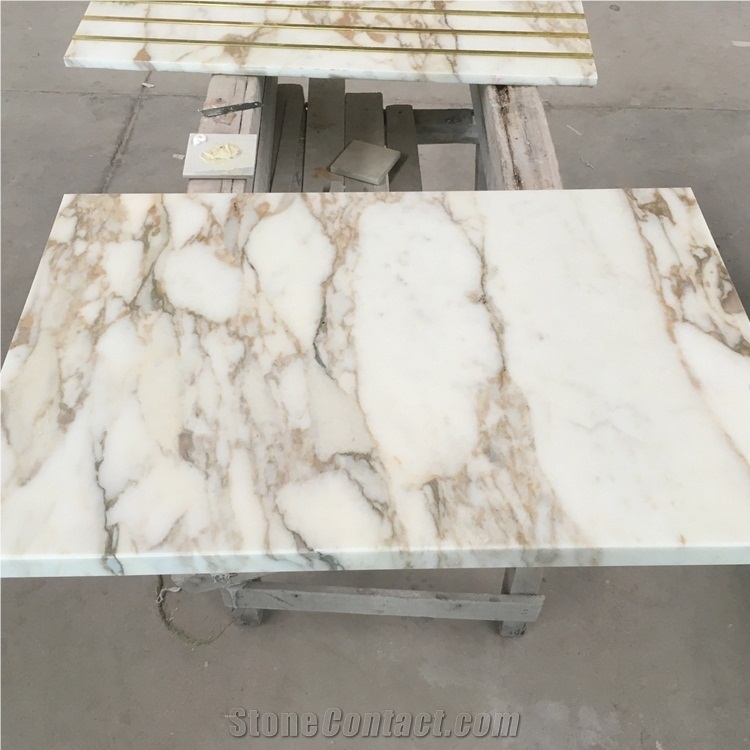 Calacatta Gold Marble Rectangle Countertops