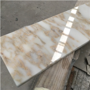 Calacatta Gold Marble Rectangle Countertops