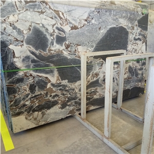 Cheaper Calacatta Replacement White Marble Slab