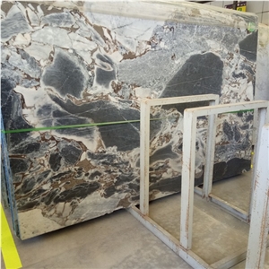 Cheaper Calacatta Replacement White Marble Slab