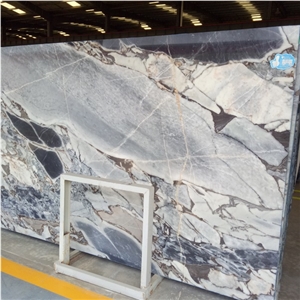 Cheaper Calacatta Replacement White Marble Slab