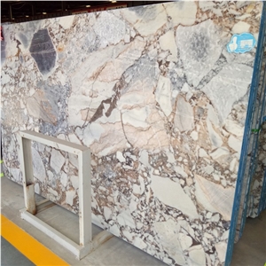 Cheaper Calacatta Replacement White Marble Slab