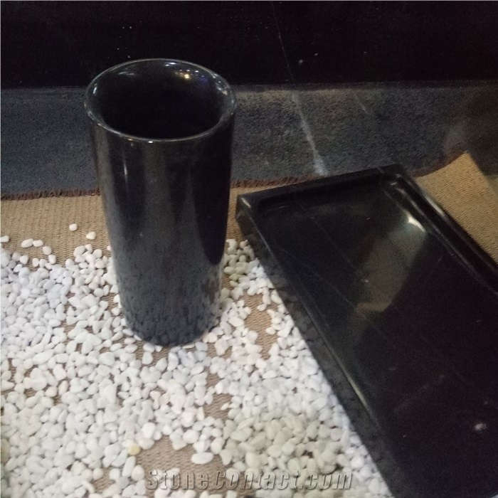 China Black Marble Decorative Tray