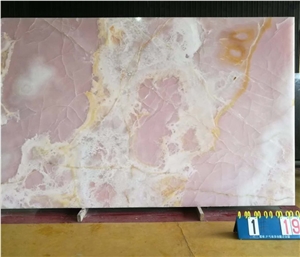 China Supplier Pink Onyx Slab Price China Supplier Pink Onyx Slab Price