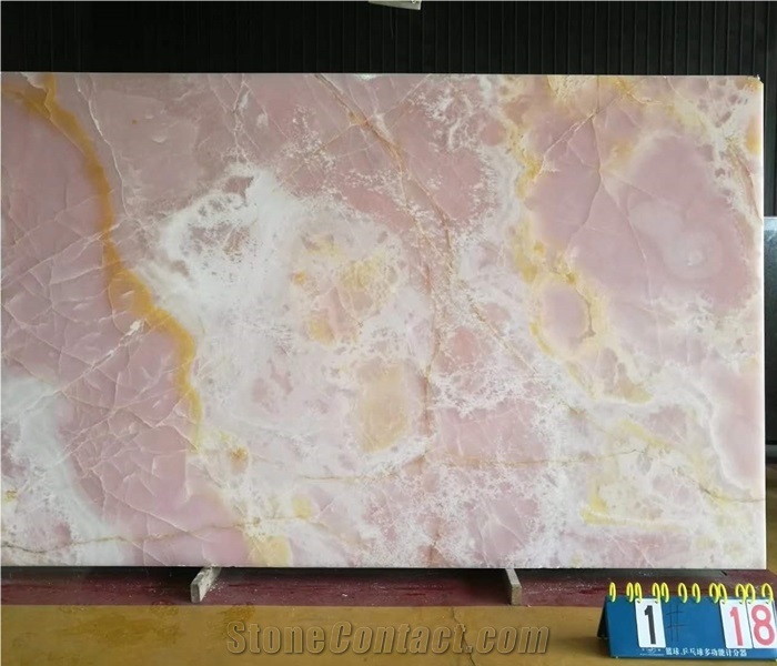China Supplier Pink Onyx Slab Price