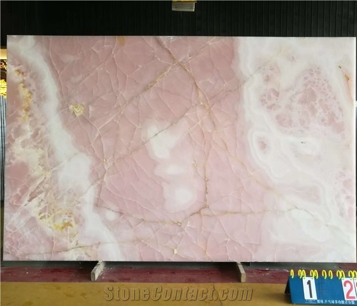 China Supplier Pink Onyx Slab Price