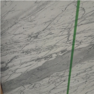 Natural Arabescato White Marble Slab for Interior