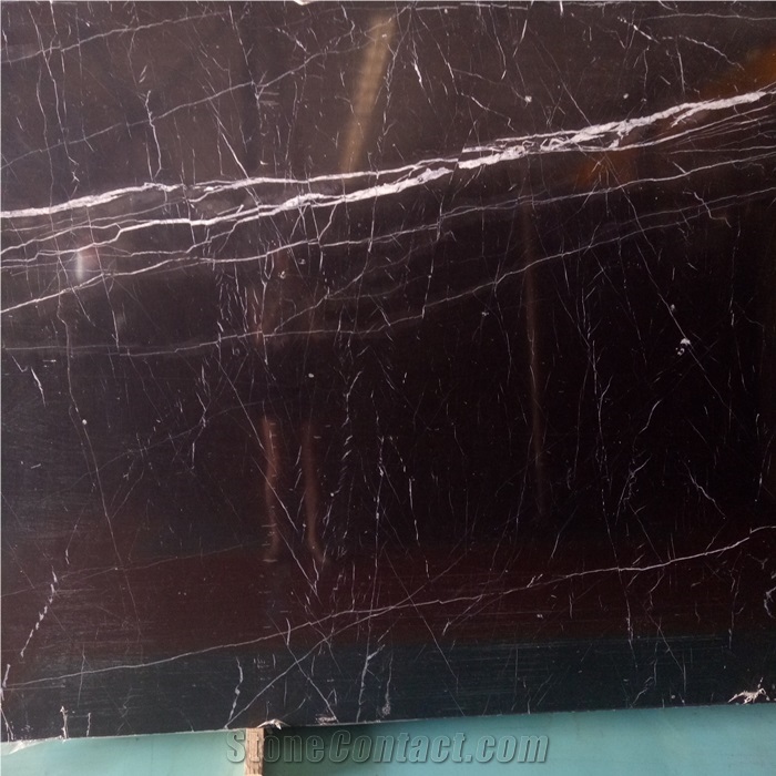 Noir St Laurent Brown Marble Slabs for Indoor