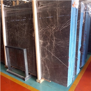 Noir St Laurent Brown Marble Slabs for Indoor