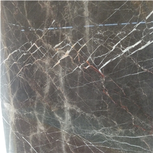 Noir St Laurent Brown Marble Slabs for Indoor