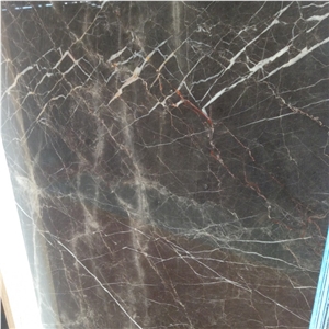 Noir St Laurent Brown Marble Slabs for Indoor