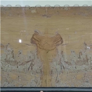 Orange Picasso Quartzite Slab for Sale
