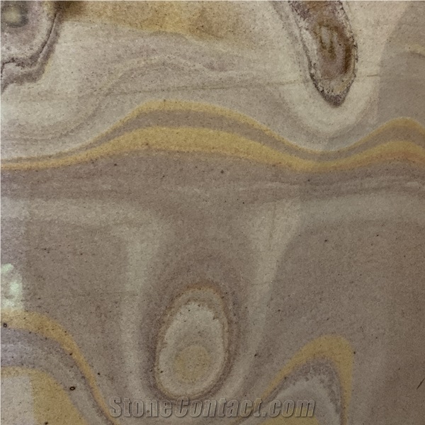 Orange Picasso Quartzite Slab for Sale