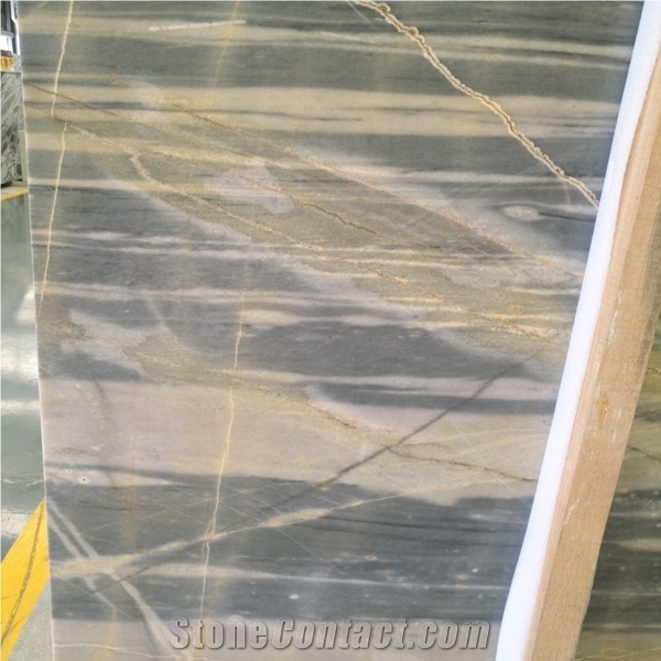 Polished Blue Levin Marble Slab