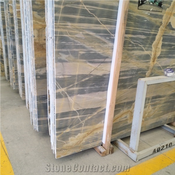 Polished Blue Levin Marble Slab