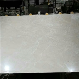 Popular Tundra Light Grey Marble Slab Lower Price