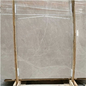 Popular Tundra Light Grey Marble Slab Lower Price
