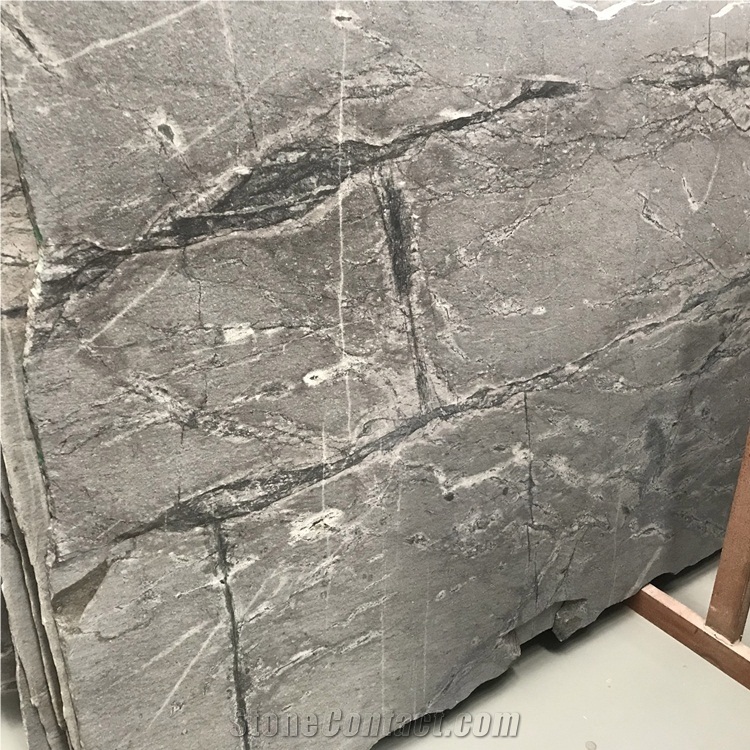 Silver Galaxy Gray Granite Slabs