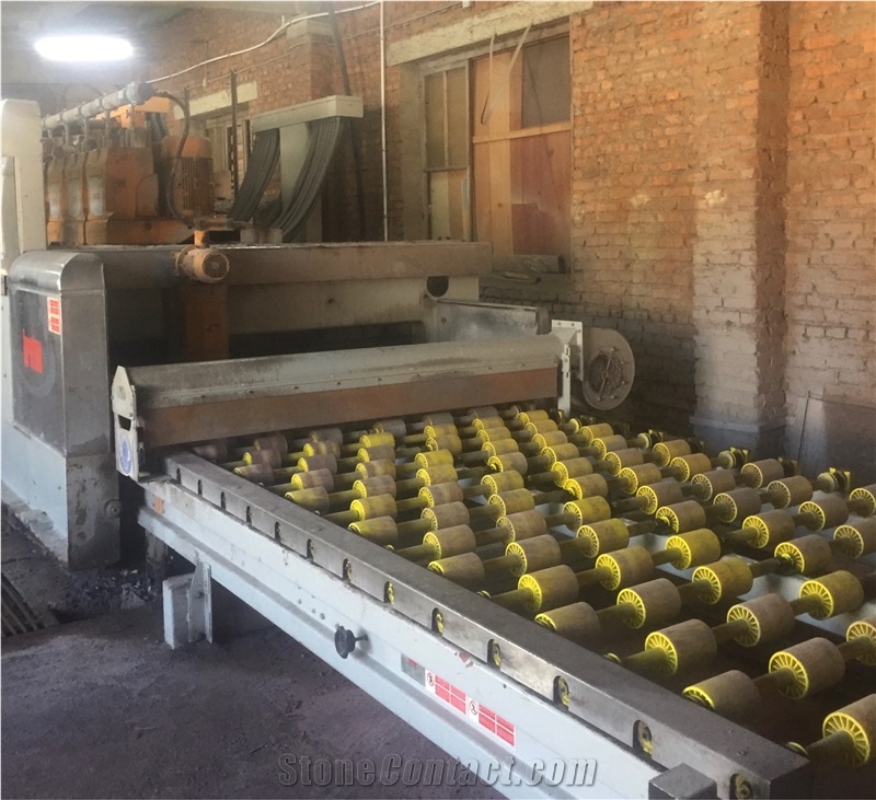 Used Breton KG 3000 Slab Polishing Line Machine