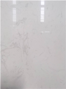 Pure White Artficial Stone Marble Slab
