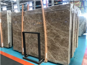 Emperador Light Marble Slab for Indoor Floors