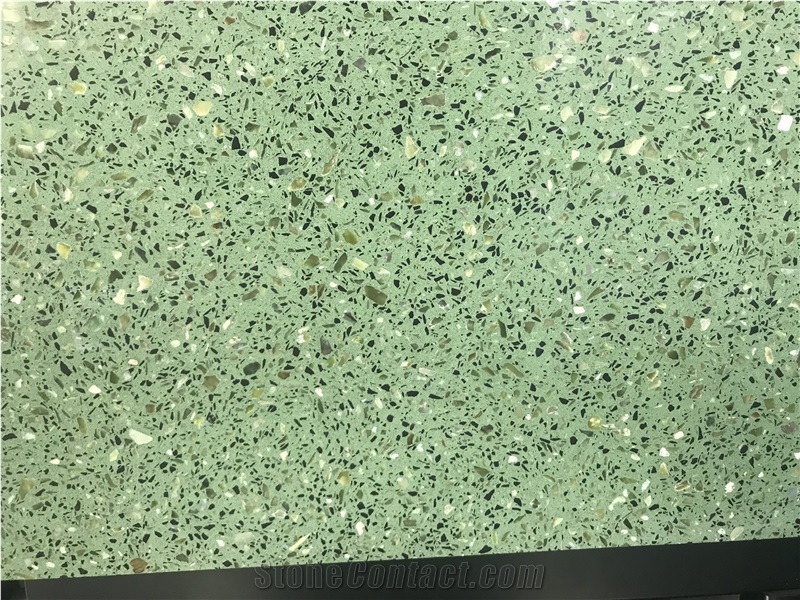 Factory Price Green Terrazzo Ceramic Floor Tile