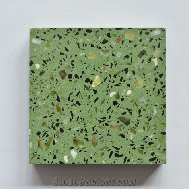 Factory Price Green Terrazzo Ceramic Floor Tile