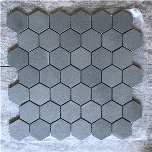 Hexagon Balalt Mosaic Black Wall Tile Hexagon Balalt Mosaic Black Wall Tile