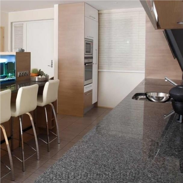 Nero Impala Granite Kitchen Countertop
