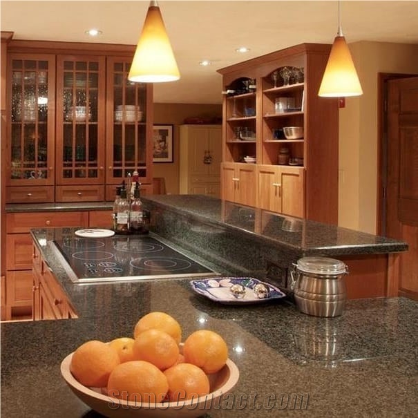 Nero Impala Granite Kitchen Countertop