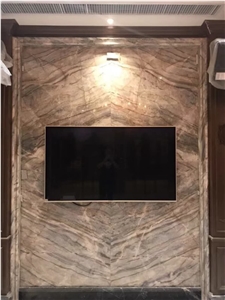 Polished Rome Impression Lafi Blue Marble Slab