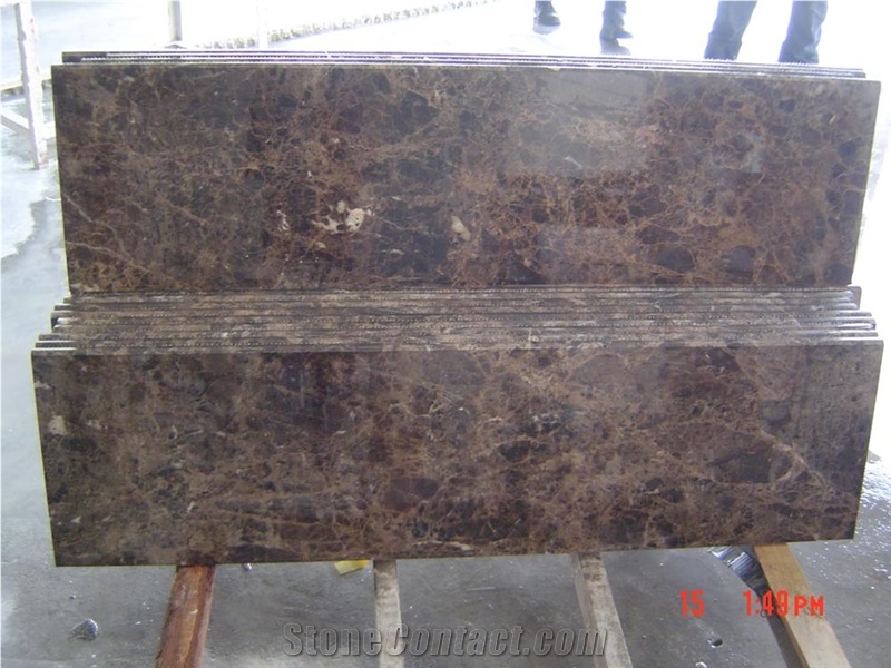 Spanish Dark Emperador Marble Slabs Marble Tile
